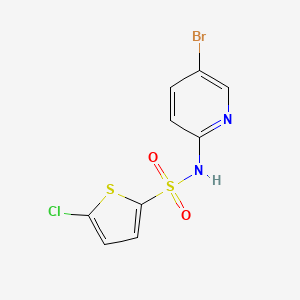 N-(5-bromopyridin-2-yl)-5-chlorothiophene-2-sulfonamide