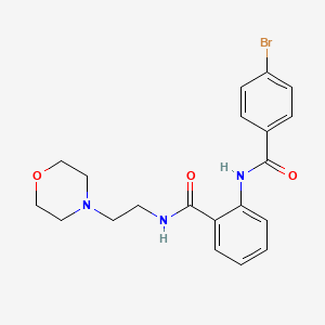 2-(4-BROMOBENZAMIDO)-N-[2-(MORPHOLIN-4-YL)ETHYL]BENZAMIDE