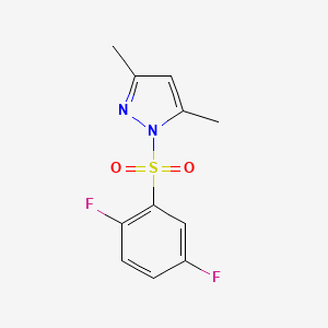 1-[(2,5-difluorophenyl)sulfonyl]-3,5-dimethyl-1H-pyrazole