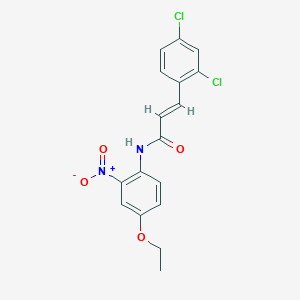 3-(2,4-dichlorophenyl)-N-(4-ethoxy-2-nitrophenyl)acrylamide