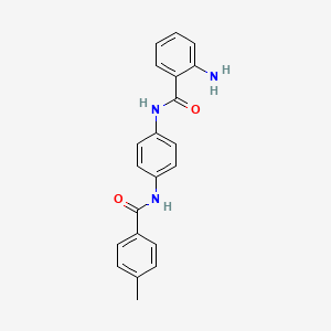 2-amino-N-{4-[(4-methylbenzoyl)amino]phenyl}benzamide