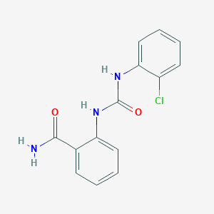 2-{[(2-CHLOROANILINO)CARBONYL]AMINO}BENZAMIDE