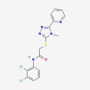 N-(2,3-DICHLOROPHENYL)-2-{[4-METHYL-5-(2-PYRIDINYL)-4H-1,2,4-TRIAZOL-3-YL]SULFANYL}ACETAMIDE