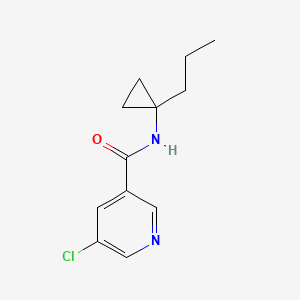 5-chloro-N-(1-propylcyclopropyl)nicotinamide