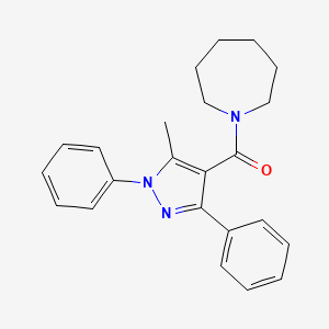 1-AZEPANYL(5-METHYL-1,3-DIPHENYL-1H-PYRAZOL-4-YL)METHANONE