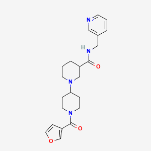 1'-(3-furoyl)-N-(pyridin-3-ylmethyl)-1,4'-bipiperidine-3-carboxamide