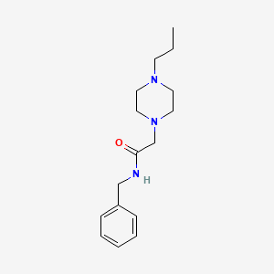 N-benzyl-2-(4-propylpiperazin-1-yl)acetamide