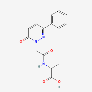 N-[(6-oxo-3-phenyl-1(6H)-pyridazinyl)acetyl]alanine