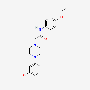 N-(4-ethoxyphenyl)-2-[4-(3-methoxyphenyl)piperazin-1-yl]acetamide