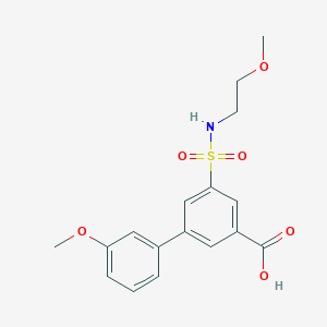 3'-methoxy-5-{[(2-methoxyethyl)amino]sulfonyl}biphenyl-3-carboxylic acid