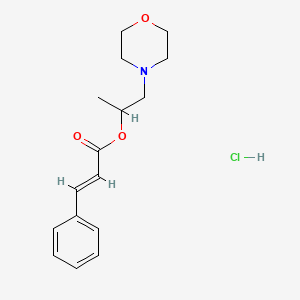 1-methyl-2-(4-morpholinyl)ethyl 3-phenylacrylate hydrochloride