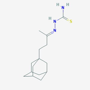 molecular formula C15H25N3S B5473954 4-(1-adamantyl)-2-butanone thiosemicarbazone 