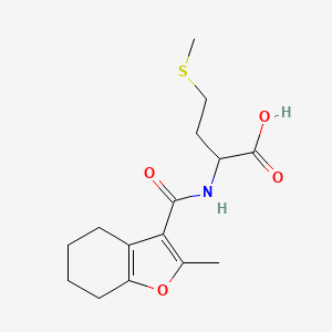 2-[(2-METHYL-4,5,6,7-TETRAHYDRO-1-BENZOFURAN-3-YL)FORMAMIDO]-4-(METHYLSULFANYL)BUTANOIC ACID