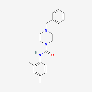 molecular formula C20H25N3O B5474192 4-benzyl-N-(2,4-dimethylphenyl)piperazine-1-carboxamide 