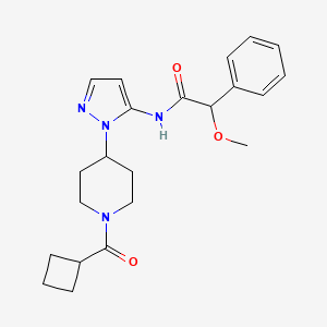 N-{1-[1-(cyclobutylcarbonyl)piperidin-4-yl]-1H-pyrazol-5-yl}-2-methoxy-2-phenylacetamide