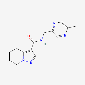 N-[(5-methylpyrazin-2-yl)methyl]-4,5,6,7-tetrahydropyrazolo[1,5-a]pyridine-3-carboxamide