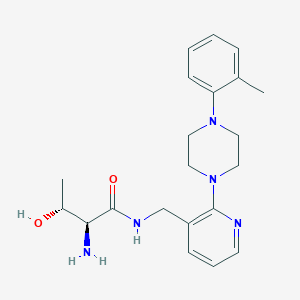 N~1~-({2-[4-(2-methylphenyl)piperazin-1-yl]pyridin-3-yl}methyl)-L-threoninamide