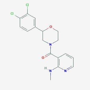 3-{[2-(3,4-dichlorophenyl)morpholin-4-yl]carbonyl}-N-methylpyridin-2-amine