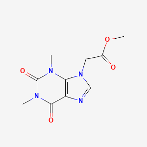 molecular formula C10H12N4O4 B5474687 methyl (1,3-dimethyl-2,6-dioxo-1,2,3,6-tetrahydro-9H-purin-9-yl)acetate 