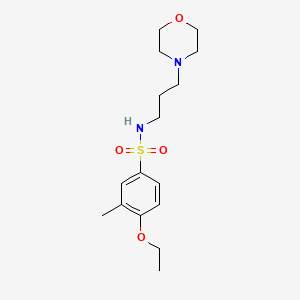 4-ETHOXY-3-METHYL-N-[3-(MORPHOLIN-4-YL)PROPYL]BENZENE-1-SULFONAMIDE