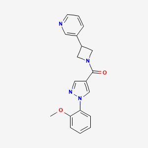 3-(1-{[1-(2-methoxyphenyl)-1H-pyrazol-4-yl]carbonyl}-3-azetidinyl)pyridine