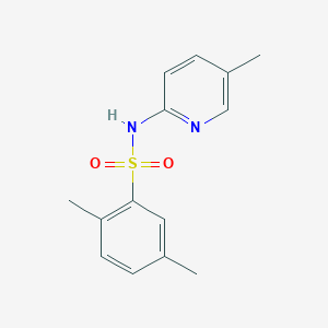 2,5-dimethyl-N-(5-methylpyridin-2-yl)benzenesulfonamide