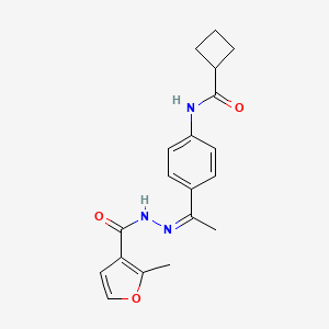 N~1~-[4-(1-{(Z)-2-[(2-METHYL-3-FURYL)CARBONYL]HYDRAZONO}ETHYL)PHENYL]-1-CYCLOBUTANECARBOXAMIDE