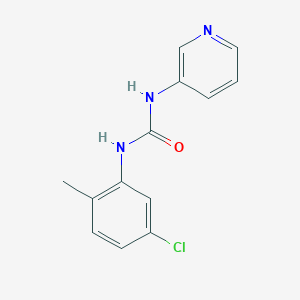 molecular formula C13H12ClN3O B5474980 1-(5-Chloro-2-methylphenyl)-3-pyridin-3-ylurea 