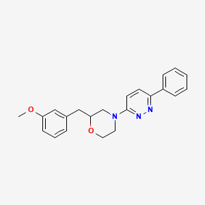 2-(3-methoxybenzyl)-4-(6-phenyl-3-pyridazinyl)morpholine