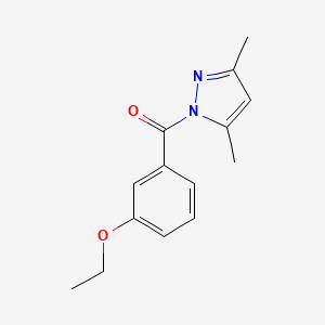 (3,5-dimethyl-1H-pyrazol-1-yl)(3-ethoxyphenyl)methanone