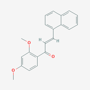 1-(2,4-dimethoxyphenyl)-3-(1-naphthyl)-2-propen-1-one