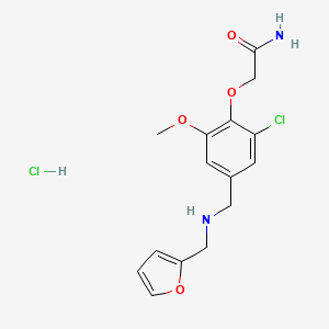 2-(2-chloro-4-{[(2-furylmethyl)amino]methyl}-6-methoxyphenoxy)acetamide hydrochloride