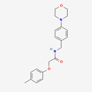 molecular formula C20H24N2O3 B5475132 2-(4-methylphenoxy)-N-[4-(4-morpholinyl)benzyl]acetamide 