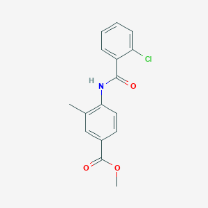 methyl 4-[(2-chlorobenzoyl)amino]-3-methylbenzoate