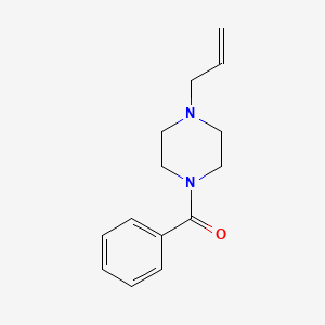 molecular formula C14H18N2O B5475175 (4-ALLYLPIPERAZINO)(PHENYL)METHANONE 