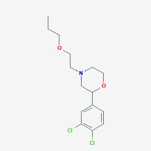 2-(3,4-dichlorophenyl)-4-(2-propoxyethyl)morpholine