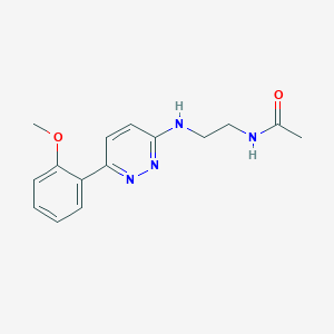 N-(2-{[6-(2-methoxyphenyl)pyridazin-3-yl]amino}ethyl)acetamide