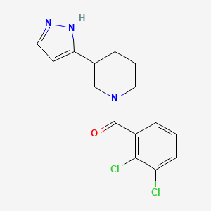 1-(2,3-dichlorobenzoyl)-3-(1H-pyrazol-5-yl)piperidine