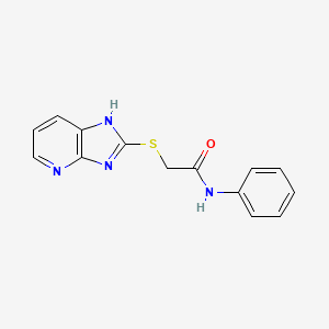 2-(3H-imidazo[4,5-b]pyridin-2-ylsulfanyl)-N-phenylacetamide