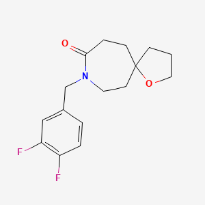 8-(3,4-difluorobenzyl)-1-oxa-8-azaspiro[4.6]undecan-9-one