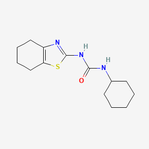 1-Cyclohexyl-3-(4,5,6,7-tetrahydro-1,3-benzothiazol-2-yl)urea