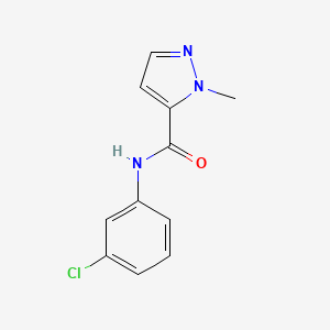 N-(3-chlorophenyl)-1-methyl-1H-pyrazole-5-carboxamide