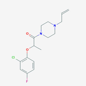 1-(4-ALLYLPIPERAZINO)-2-(2-CHLORO-4-FLUOROPHENOXY)-1-PROPANONE