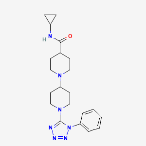 N-cyclopropyl-1'-(1-phenyl-1H-tetrazol-5-yl)-1,4'-bipiperidine-4-carboxamide