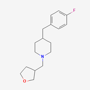 4-(4-fluorobenzyl)-1-(tetrahydro-3-furanylmethyl)piperidine