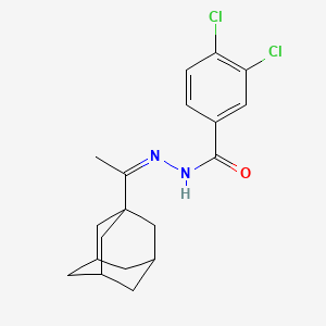 N'-[1-(1-adamantyl)ethylidene]-3,4-dichlorobenzohydrazide