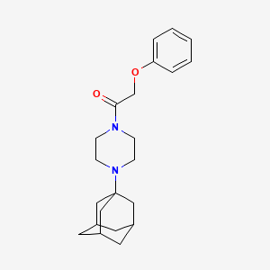 1-[4-(1-ADAMANTYL)PIPERAZINO]-2-PHENOXY-1-ETHANONE