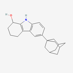 molecular formula C22H27NO B5476442 6-(1-adamantyl)-2,3,4,9-tetrahydro-1H-carbazol-1-ol 