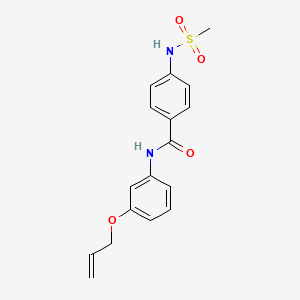 N-[3-(allyloxy)phenyl]-4-[(methylsulfonyl)amino]benzamide