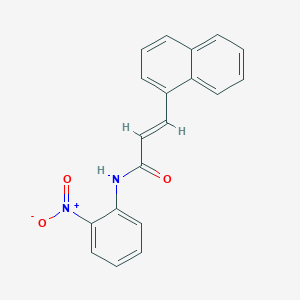 (E)-3-naphthalen-1-yl-N-(2-nitrophenyl)prop-2-enamide